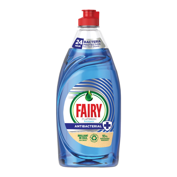 Fairy Platinum Anti Bacterial washing up liquid Eucalyptus 520ml