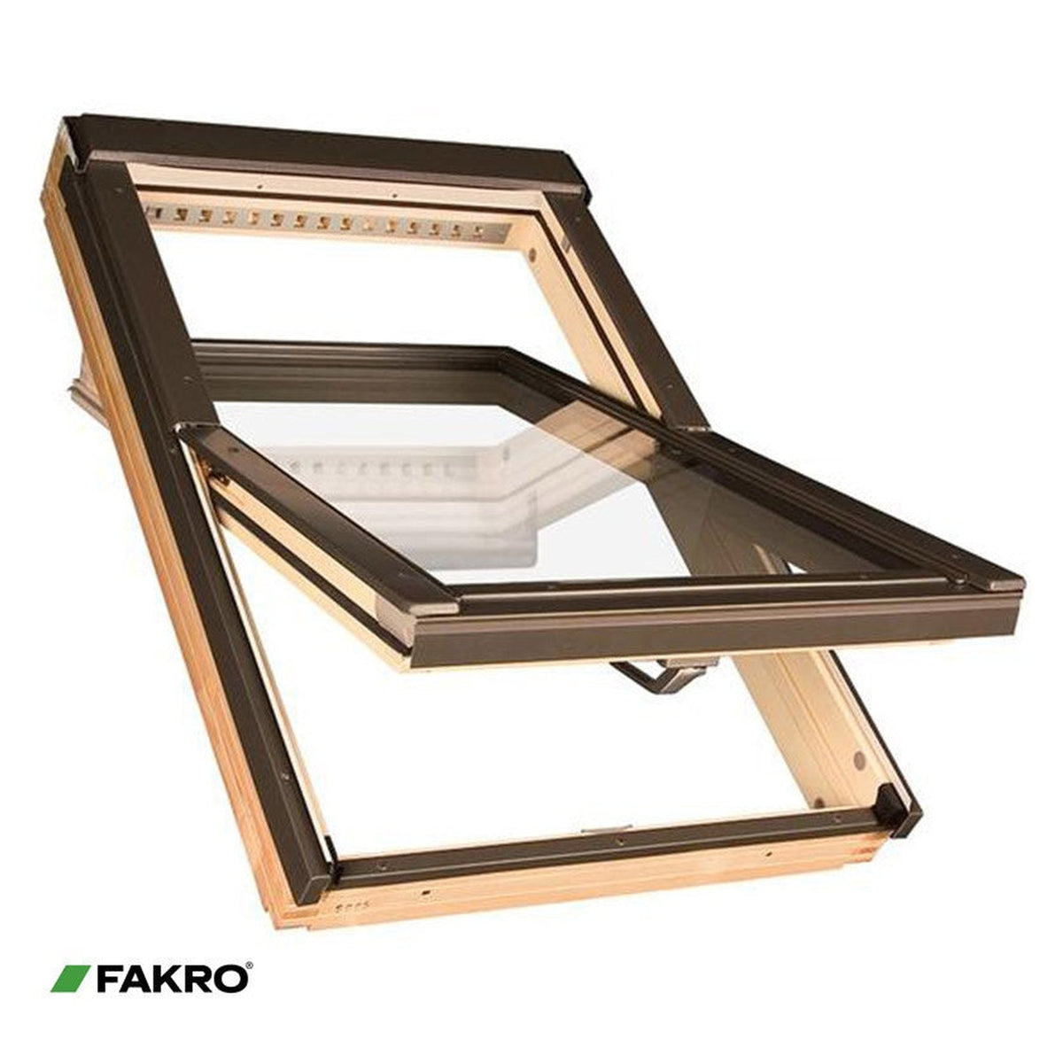 Fakro pine centre pivot roof window