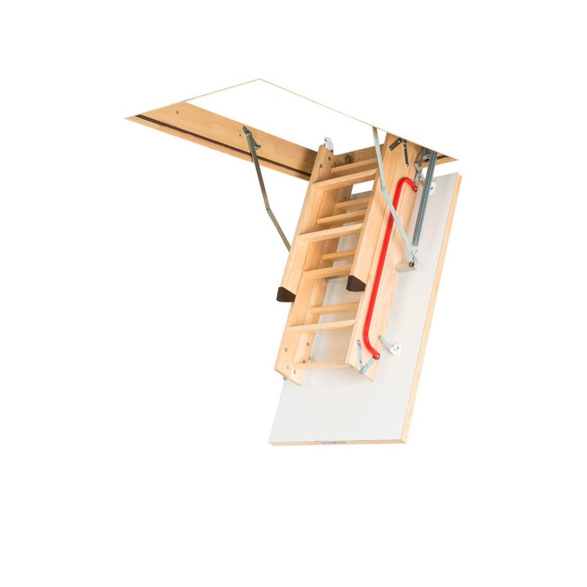 Fakro wooden 3 section folding loft ladder
