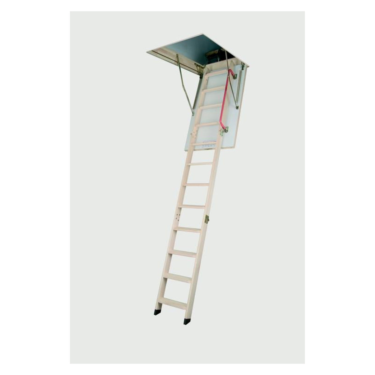 Fakro wooden 3-section folding loft ladder 60 x 120cm, view 2