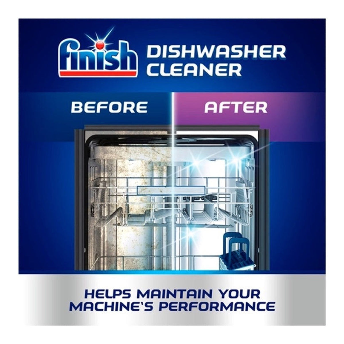 Finish Dishwasher Cleaner 250ml bottle, view 3