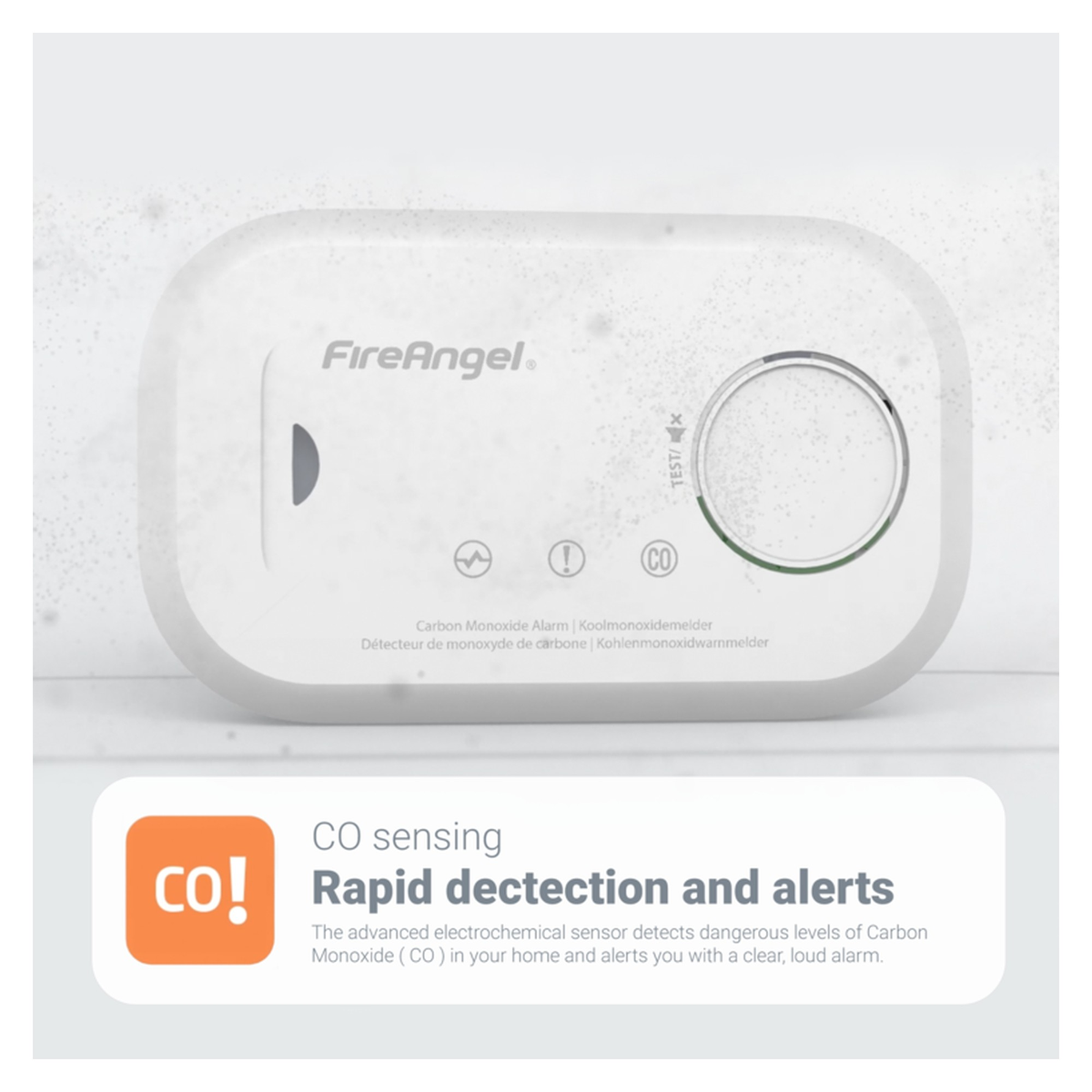 Fire Angel carbon monoxide alarm, view 11