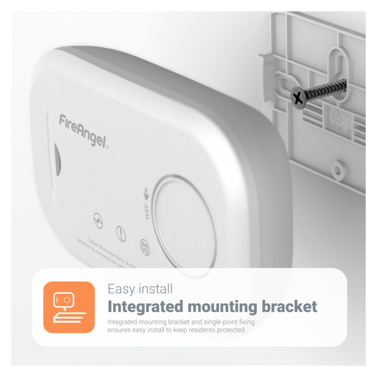 Fire Angel carbon monoxide alarm, view 8