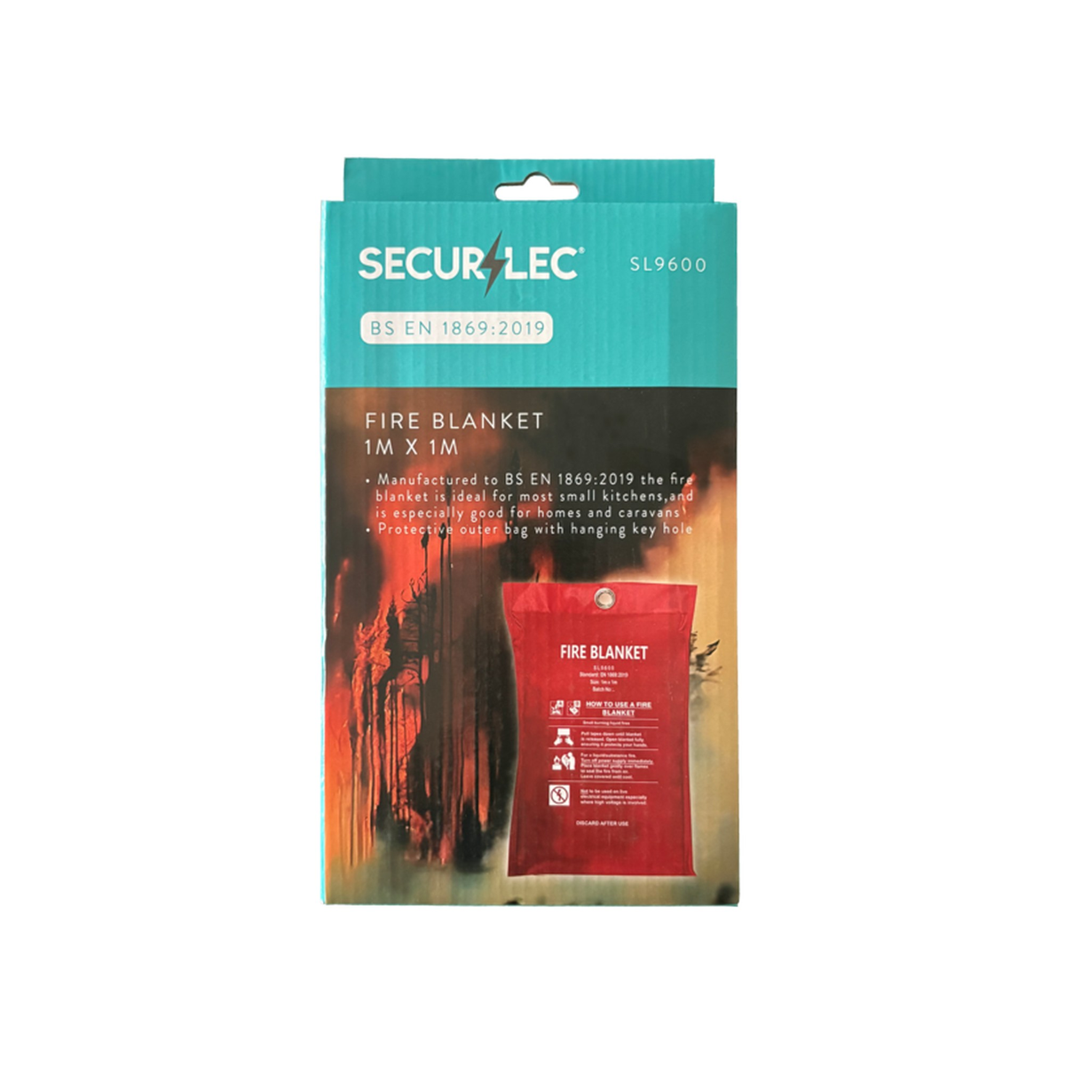 Fire Blanket - 1m x 1m, view 2
