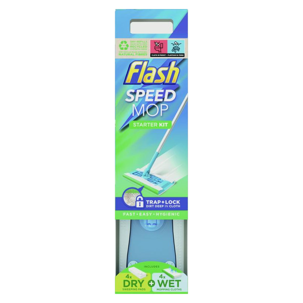 Flash Speedmop starter kit with wet and dry refills
