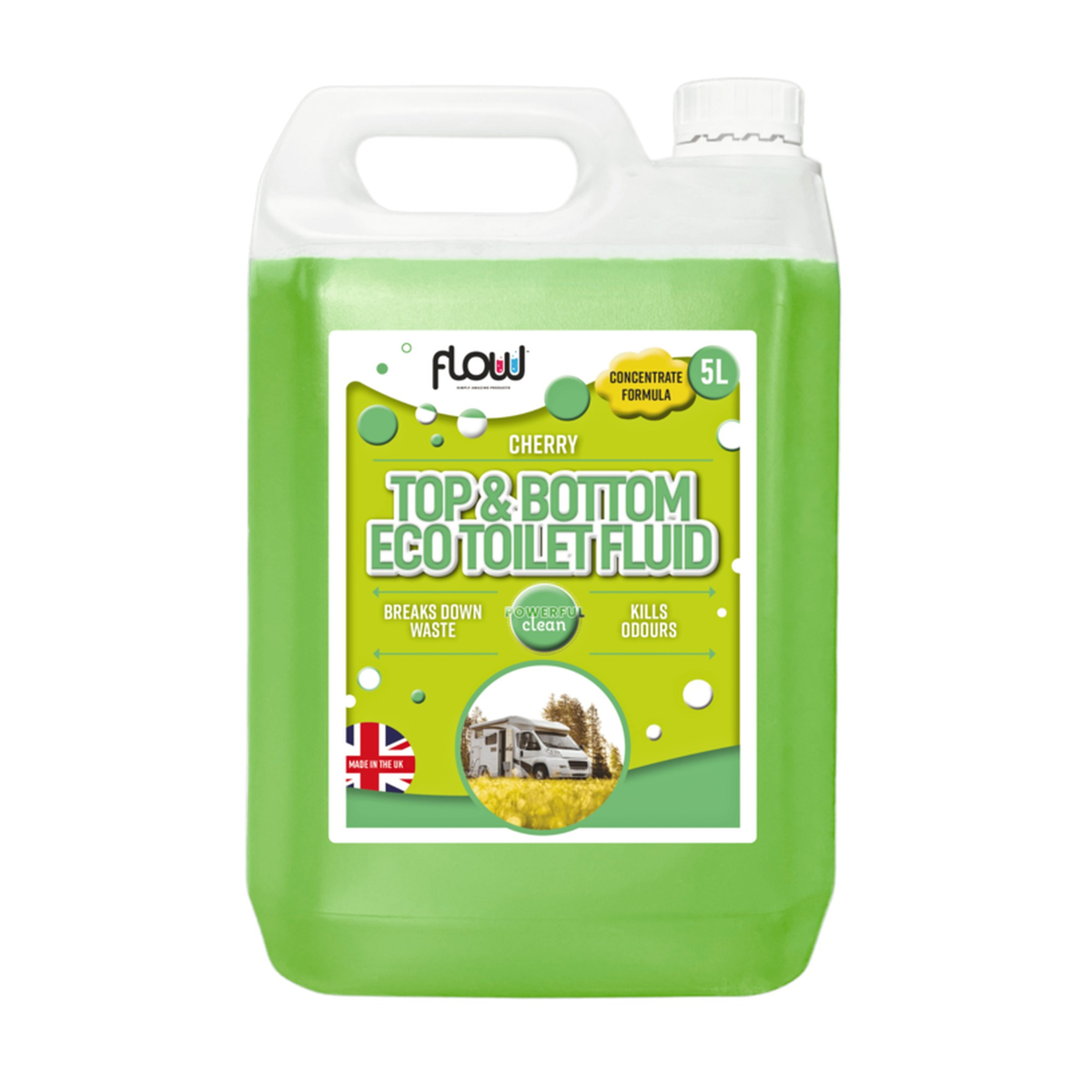 Flowchem Top and Bottom Eco toilet fluid 5L