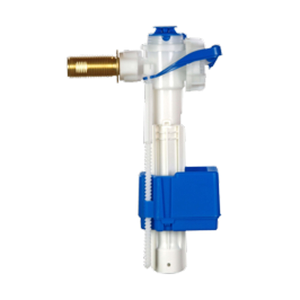 Fluidmaster side entry fill valve with brass shank