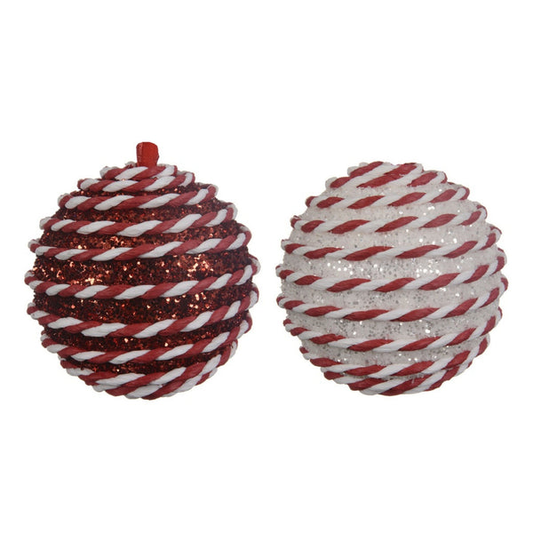 Foam Bauble With Hanger - 8cm