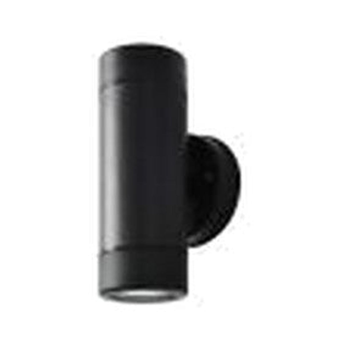 Coast Neso Twin GU10 Up and Down Wall Light Black IP44