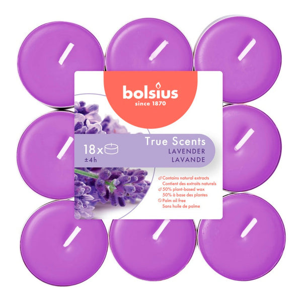 Fragranced Tealights 4 Hour Pack 18 - Lavender