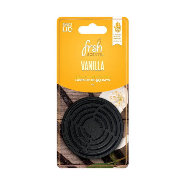 Fresh Tin Air Freshener Carded - Vanilla