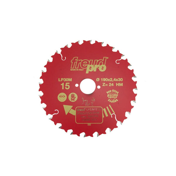Freud 190mm 24 tooth general purpose TCT saw blade
