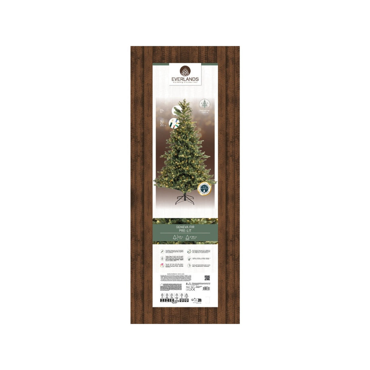 Geneva Fir Nostalgic Lights - 225cm, view 2
