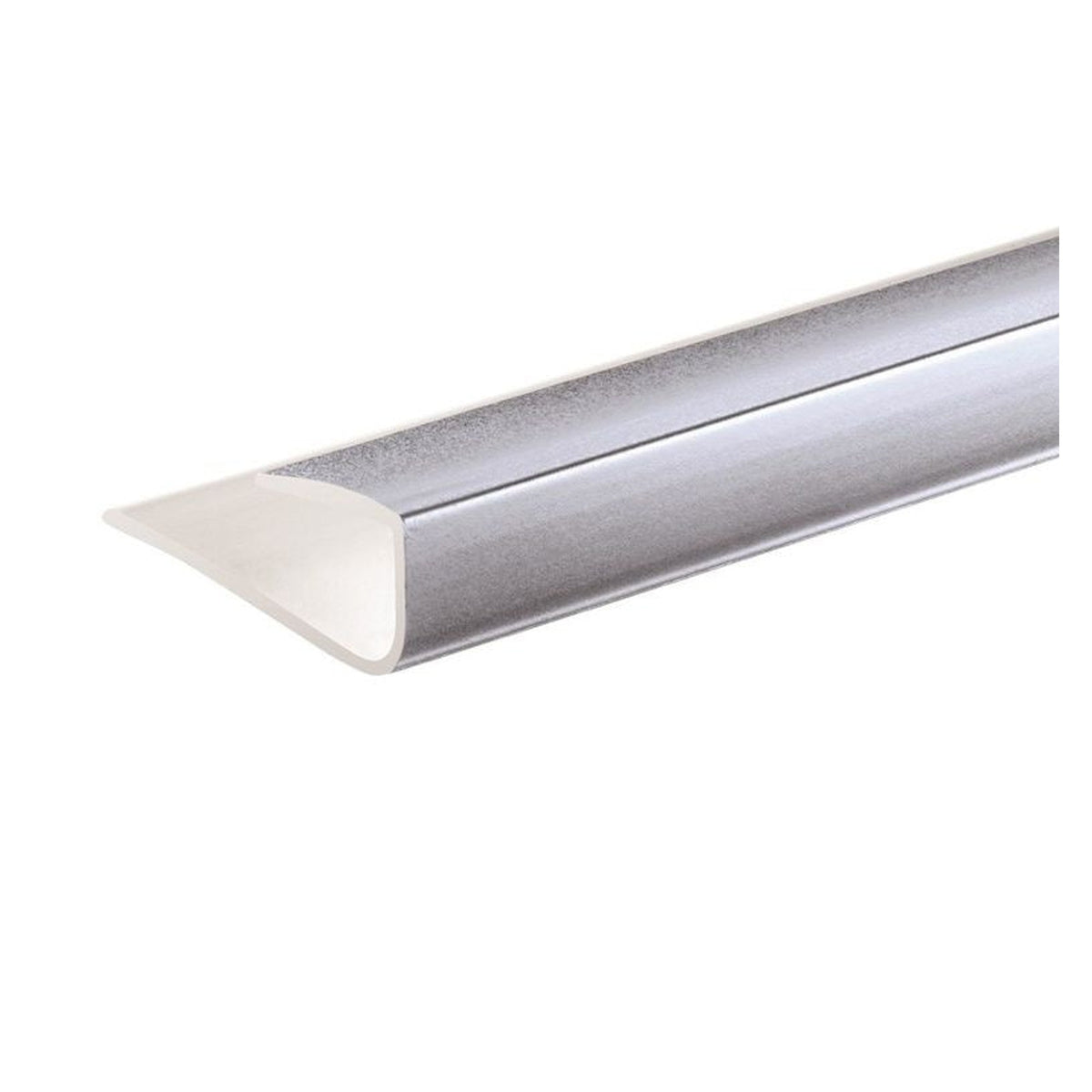 Giavani chrome end cap finishing trim 8mm x 2.6m
