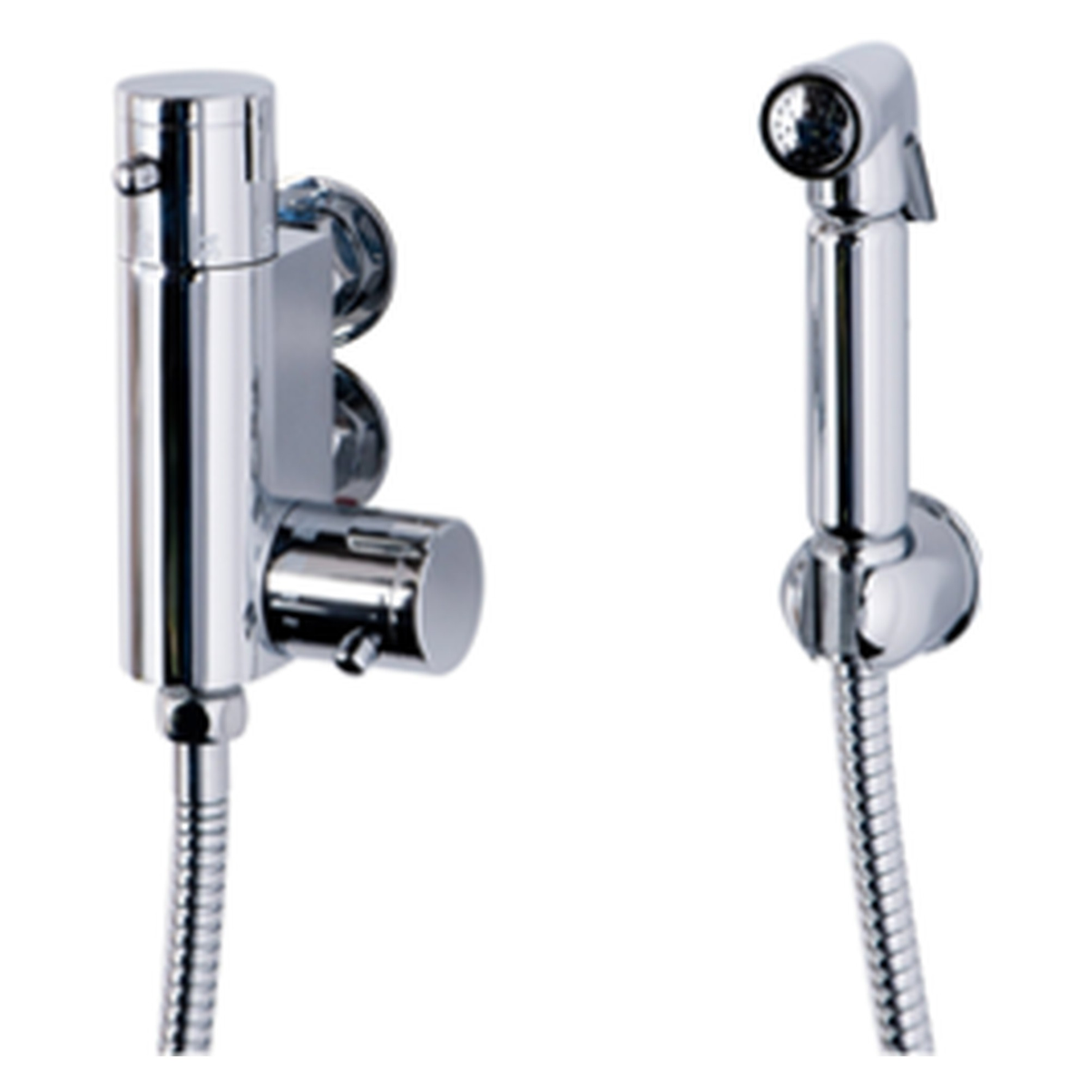 Giavani thermostatic douche kit with valve, bracket and hose