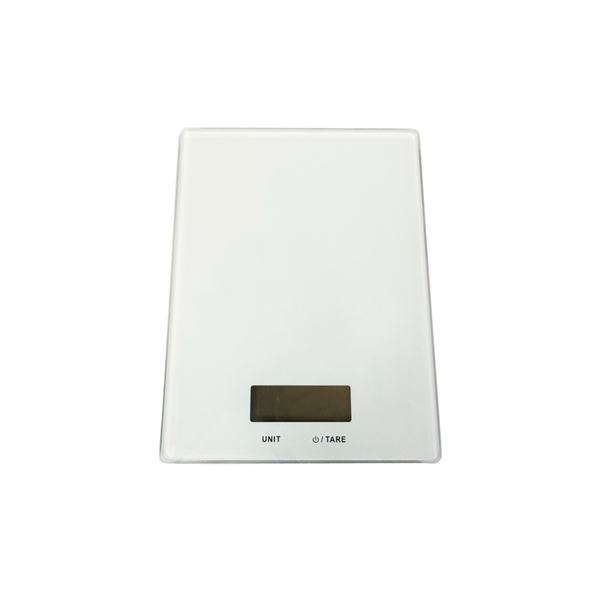 Glass Digital Scale - White