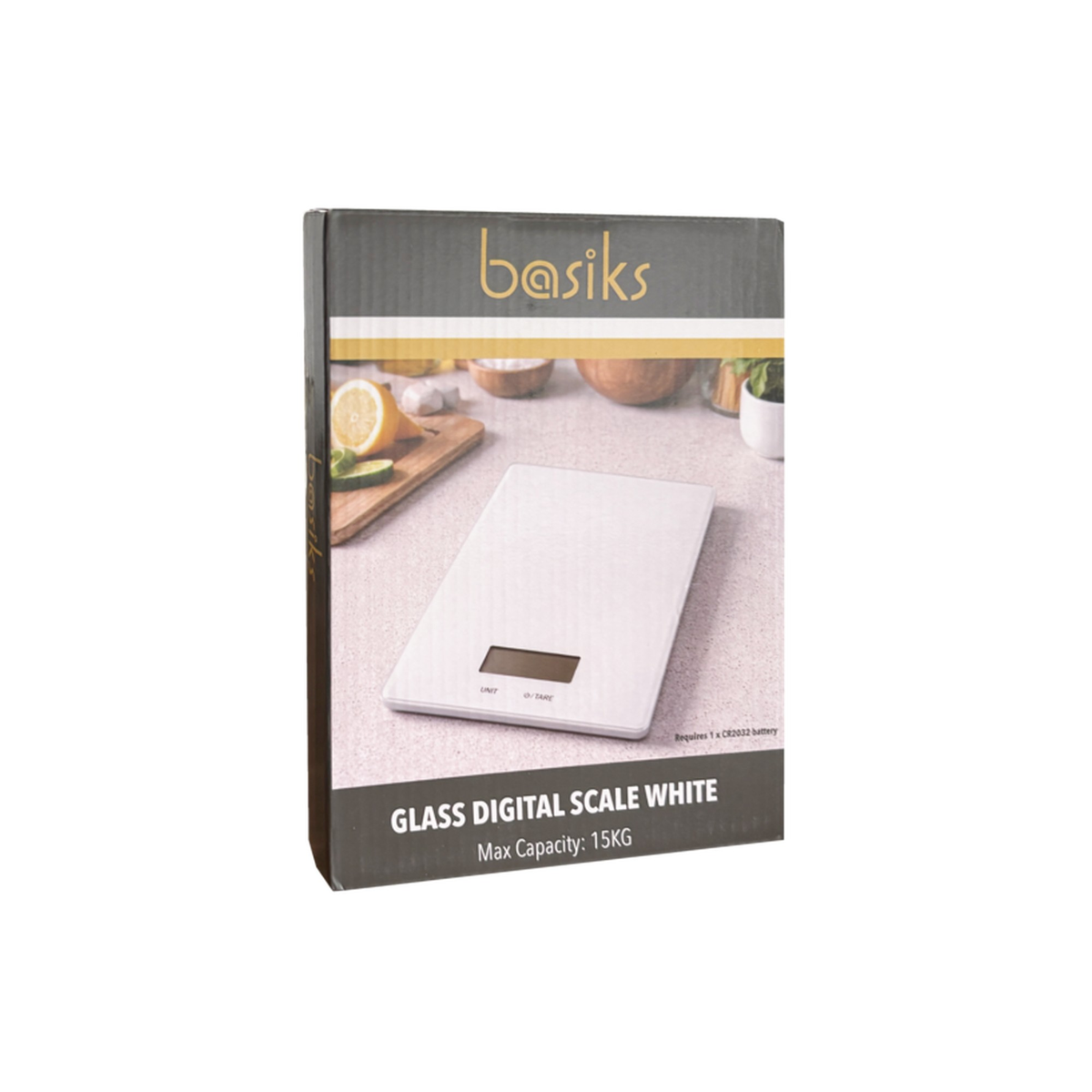 Glass Digital Scale - White, view 2