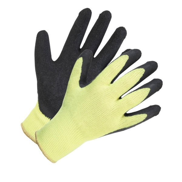 Glenwear thermal latex work gloves size 9