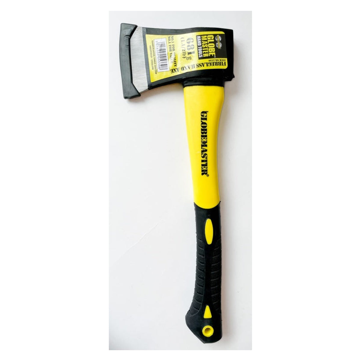 Globemaster fibreglass axe with blade guard