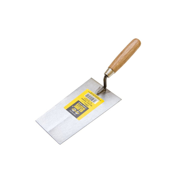 Globemaster 7 inch bucket trowel with wood handle