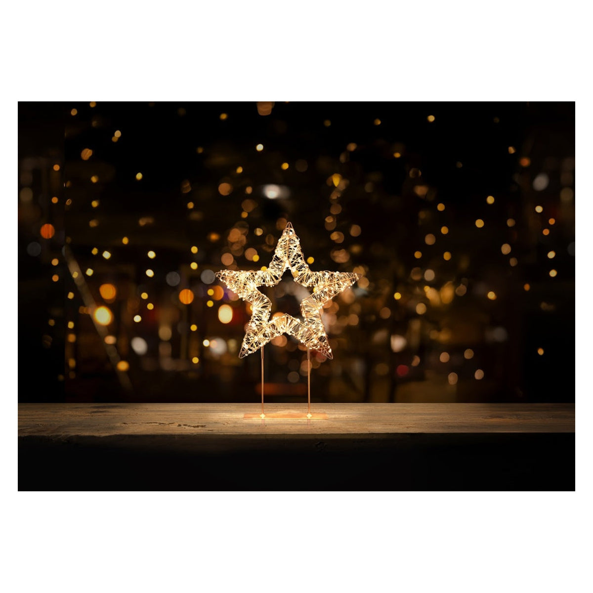 Gold Table Top Star 720 LEDs - 45cm