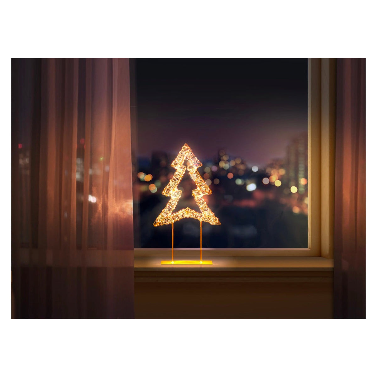 Gold Table Top Tree 720 LEDs - 45cm, view 2