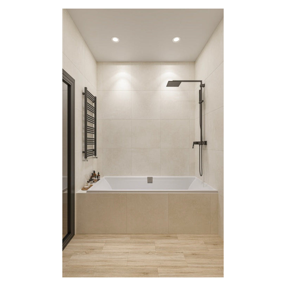 Golden Tile ivory porcelain 600 x 600mm floor and wall tile