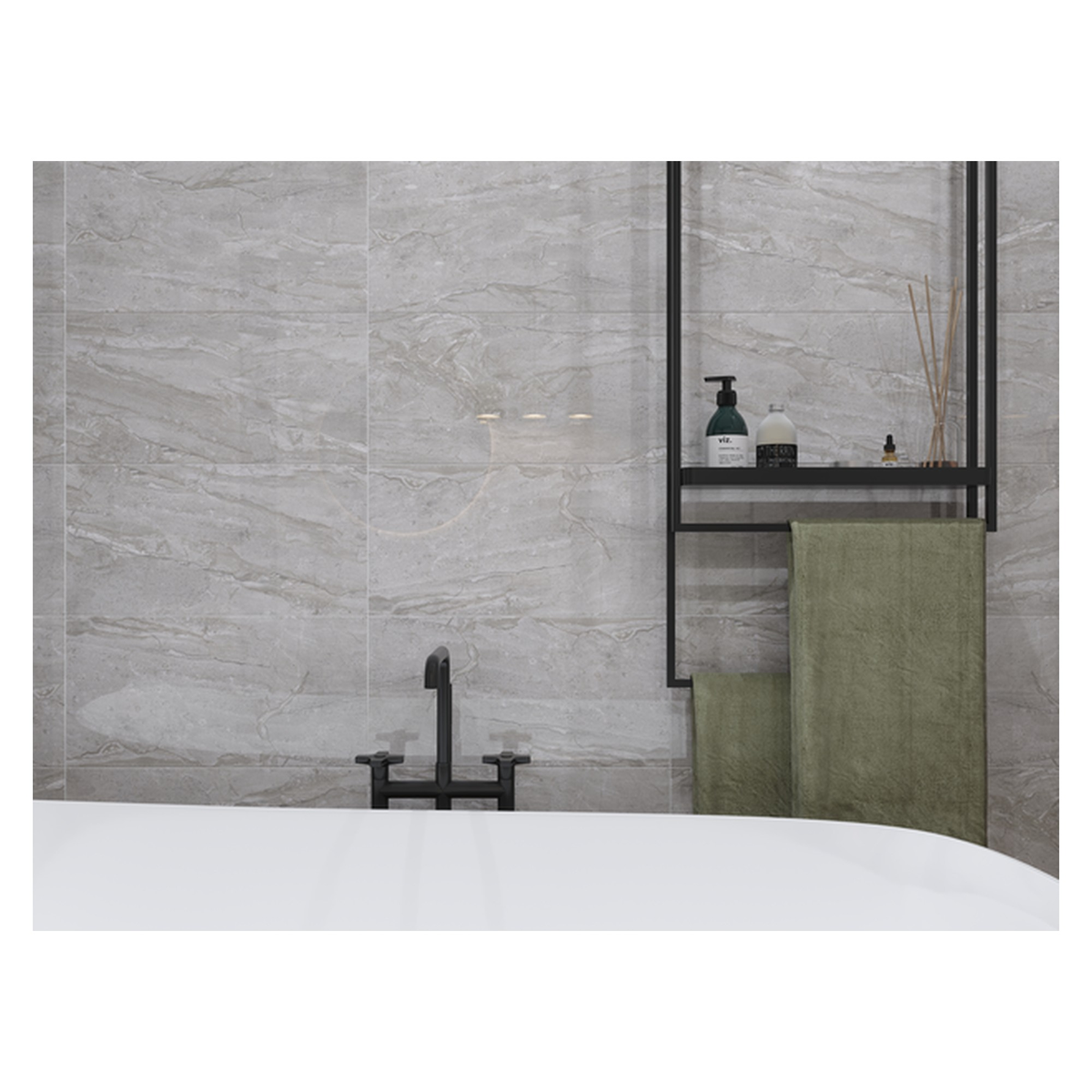 Golden Tile Marmo Milano grey 300 x 600 wall tile