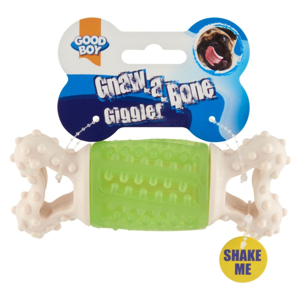 Good Boy Gnaw-A-Bone Giggler 7 inch dog toy