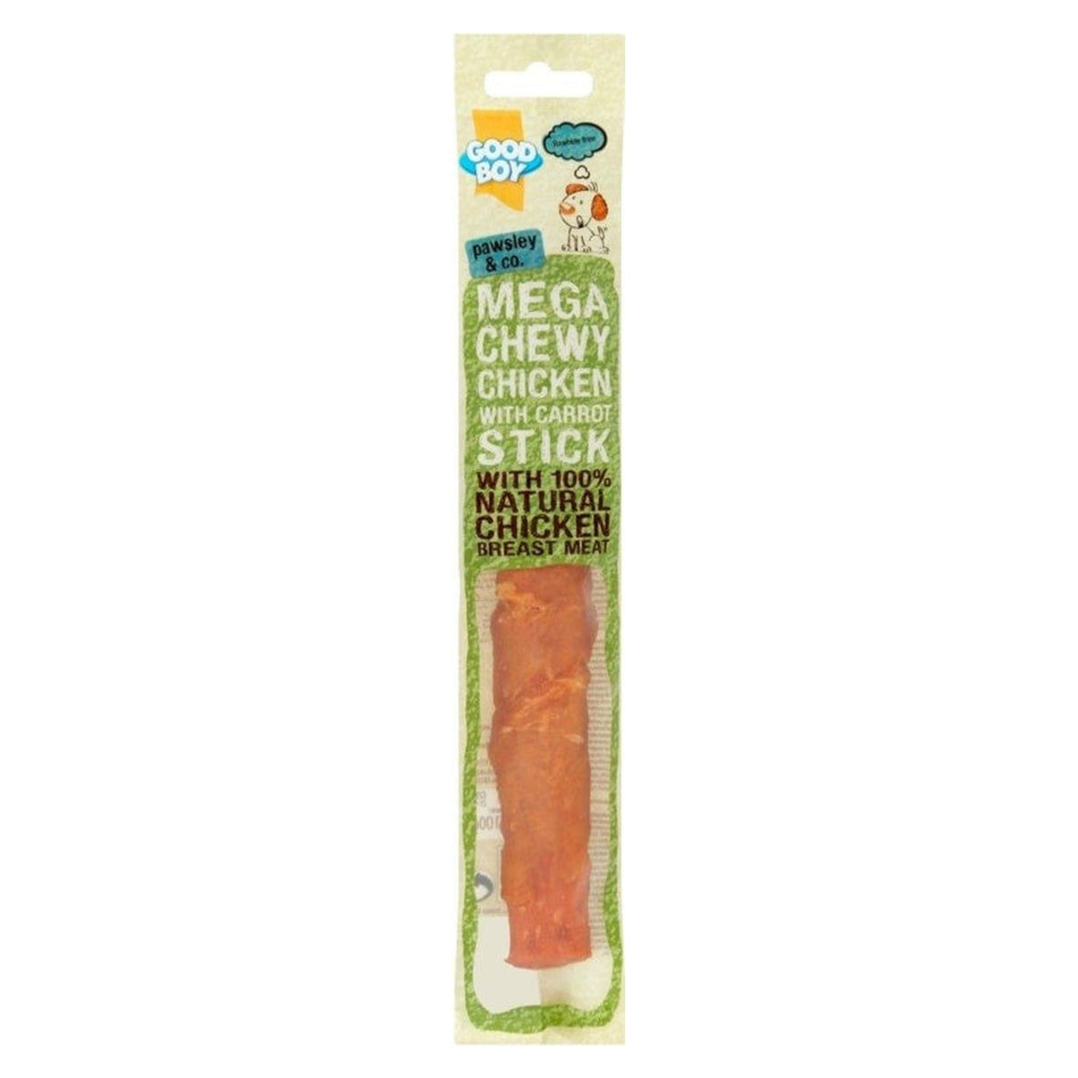 Good Boy Mega Chicken with Carrot Stick dog treats
