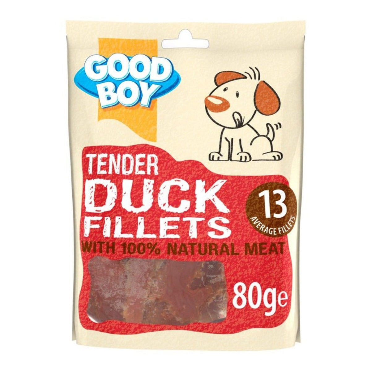 Good Boy tender duck fillets dog treats