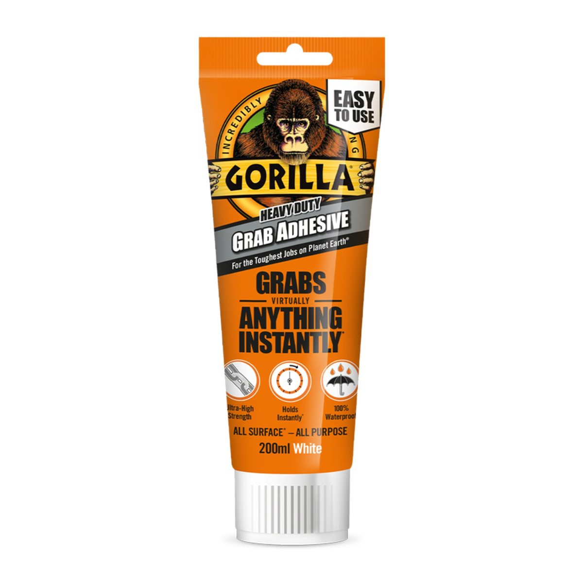 Gorilla Heavy Duty Grab Adhesive 200ml tube