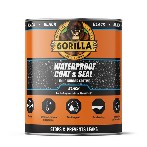 Gorilla Waterproof Coat and Seal black 946ml