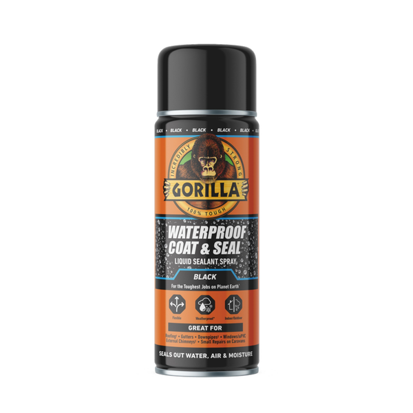 Gorilla waterproof coat and seal spray 450ml black