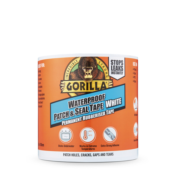 Gorilla Waterproof Patch & Seal Tape in white