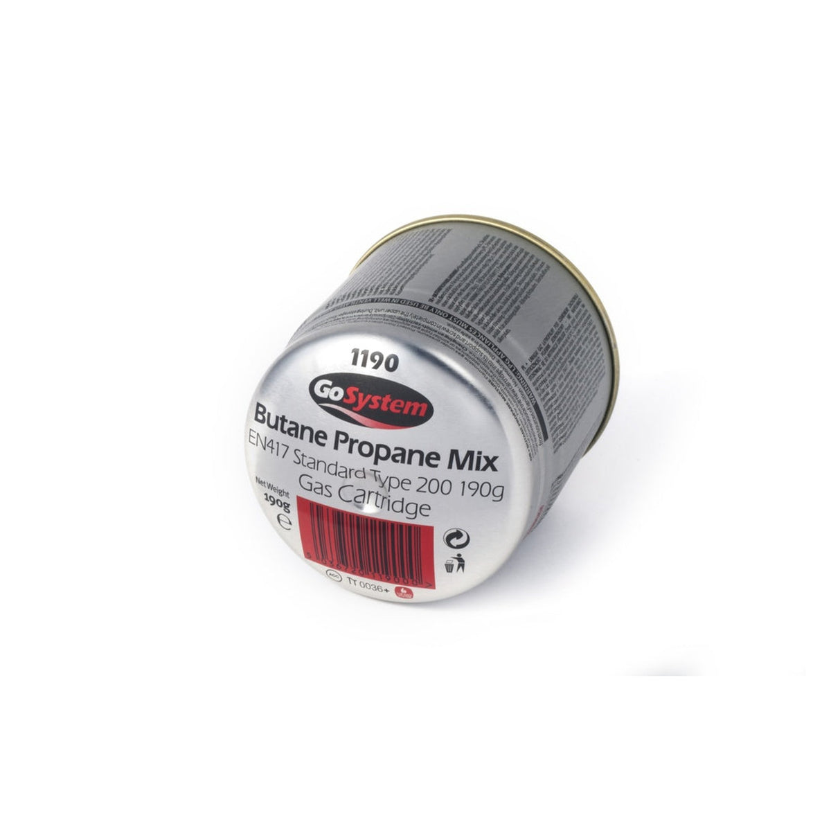 GoSystem butane propane pierceable gas cartridge
