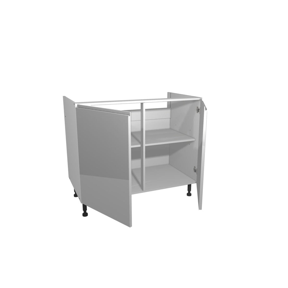 Gower Rapide+ Capri grey 1000mm base unit, view 2