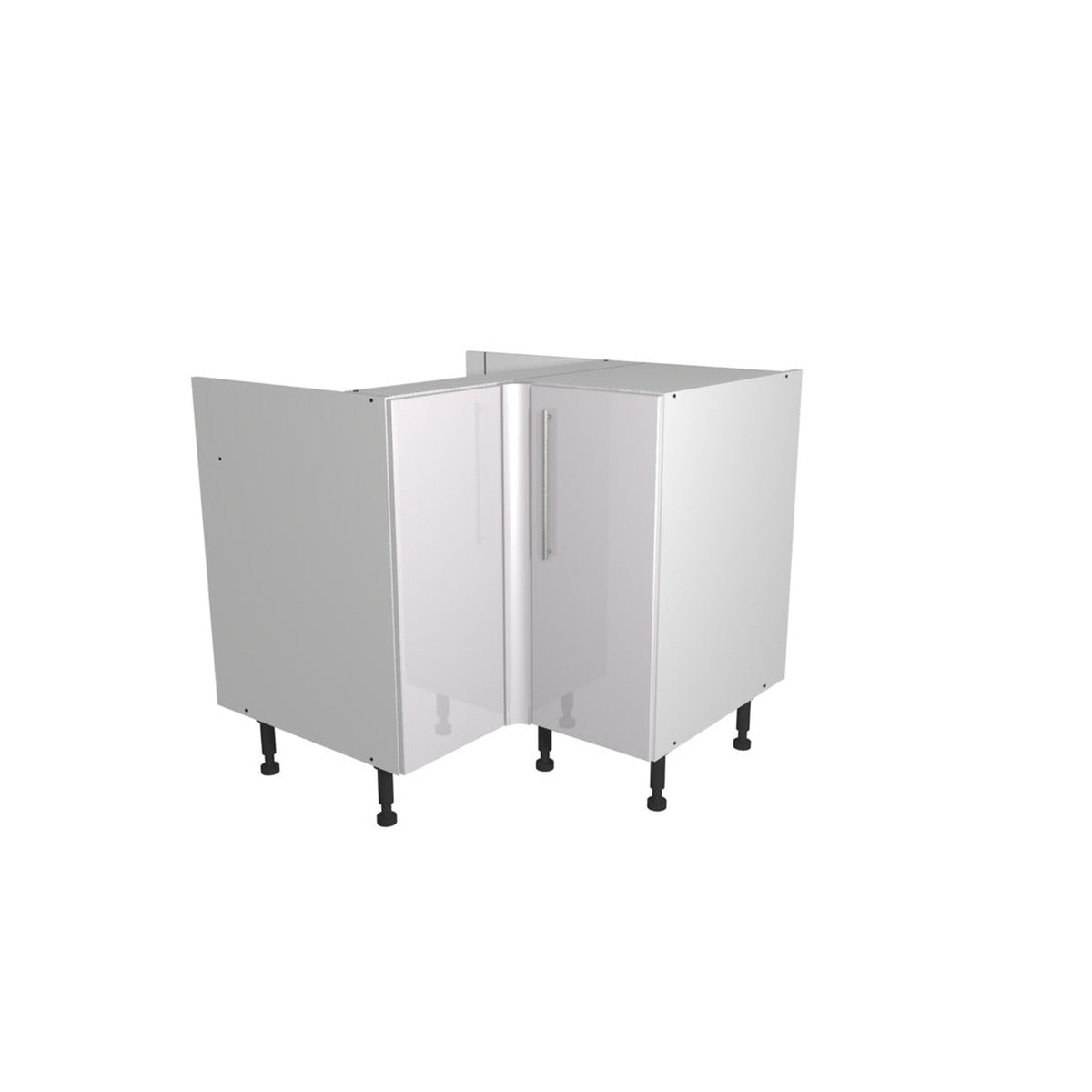 Gower Rapide+ Paris White 935mm corner base unit box 2