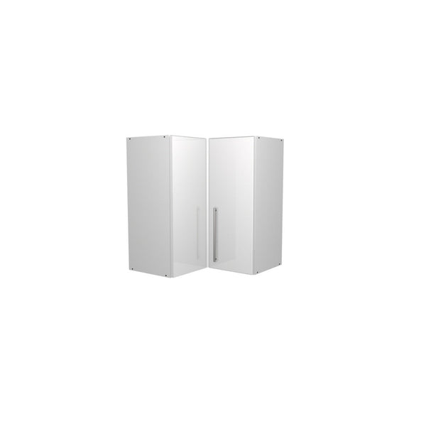 Gower Rapide+ Paris White 635mm L shaped corner wall unit