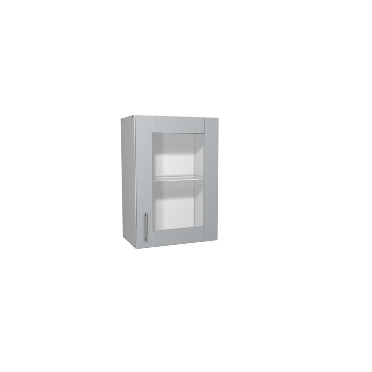 Gower Rapide+ Verona Grey 500mm glass wall unit