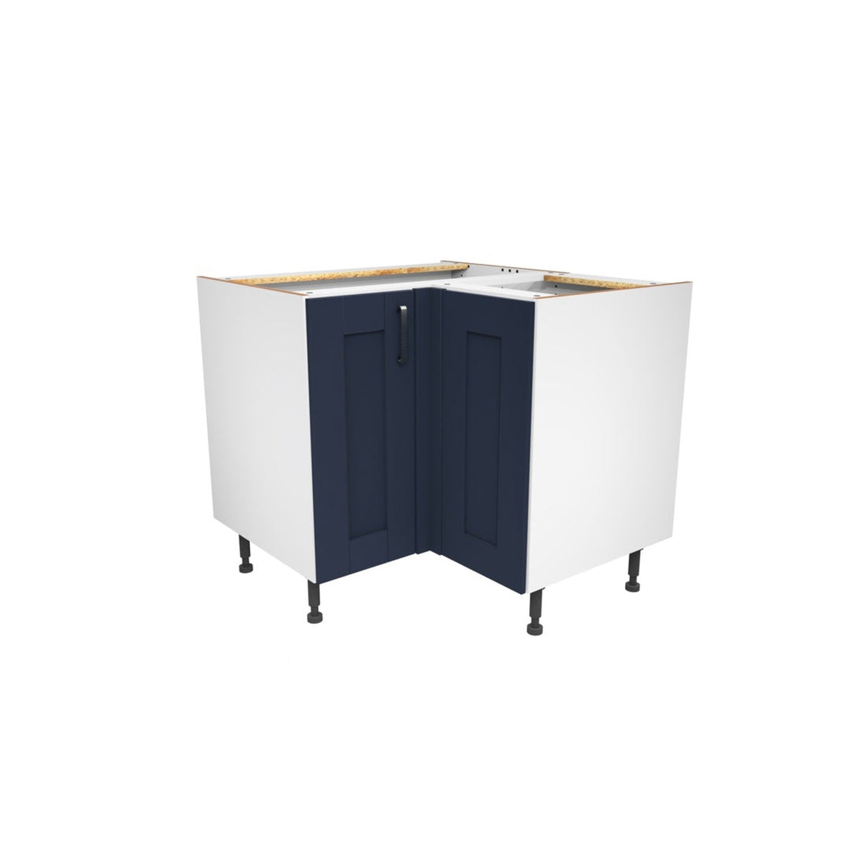 Gower Rapide+ Verona Navy L shaped corner base unit pack