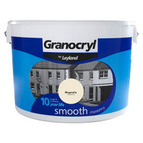 Granocryl Smooth Masonry paint 10L in Magnolia