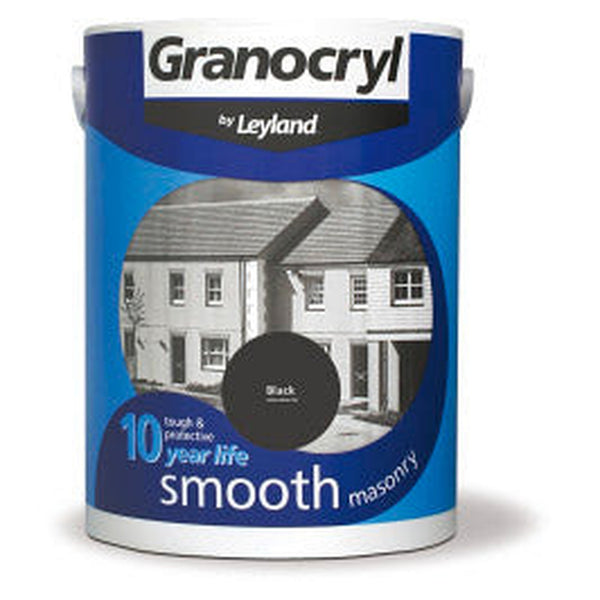 Granocryl Smooth Masonry paint black 2.5L
