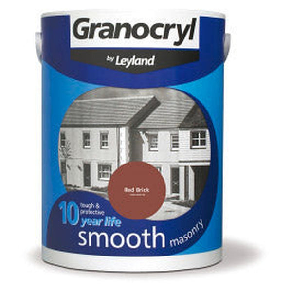 Granocryl Smooth Masonry paint Red Brick 5L
