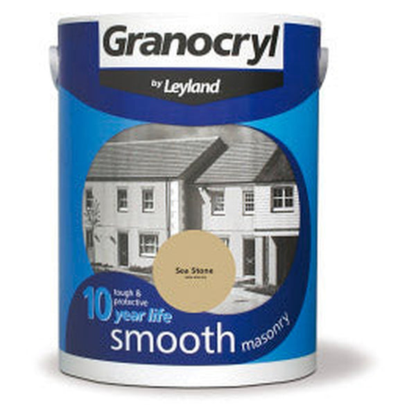 Granocryl Smooth Masonry paint 5L tin in Sea Stone