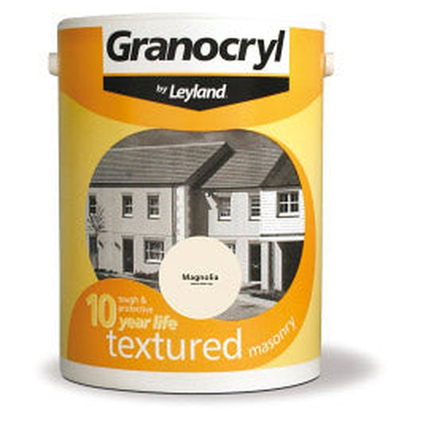 Granocryl Textured Masonry paint Magnolia 5L