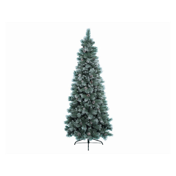 Green/White Frosted Norwich Pine Tree - 180cm