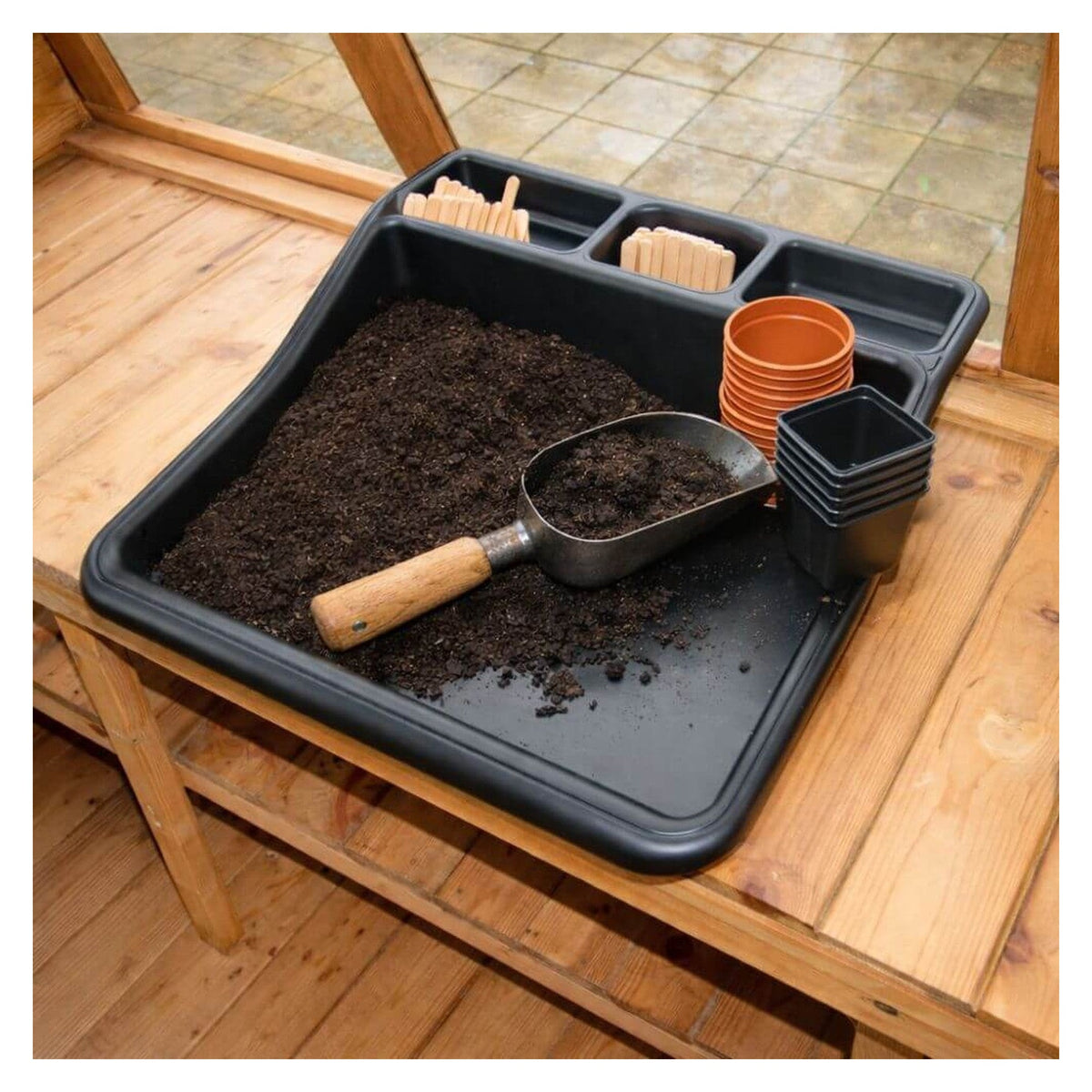 Thumbs Up Multi Purpose Tray, Black