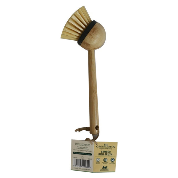 Groundsman bamboo dish brush 22cm