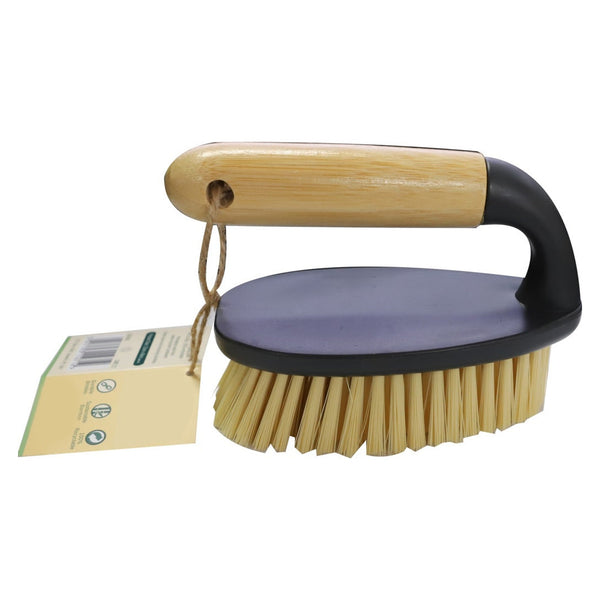 Groundsman bamboo scrubbing brush 12cm x 8cm